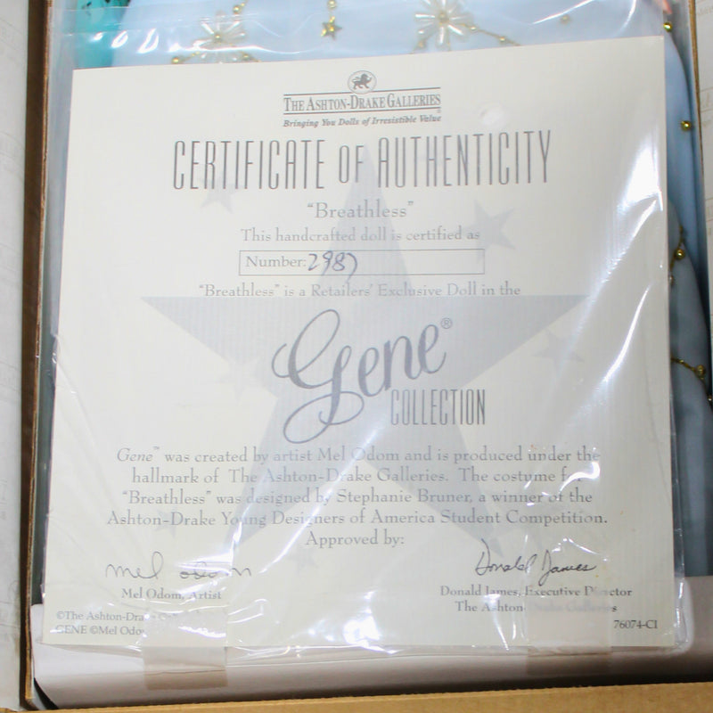 Ashton Drake, Gene, Breathless
