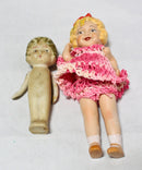 Lot of 2: Vintage Bisque Porcelain Dolls