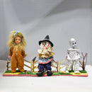 Lot of 3: Madame Alexander Wizard of Oz, Cowardly Lion, Tin Man, and Scarecrow