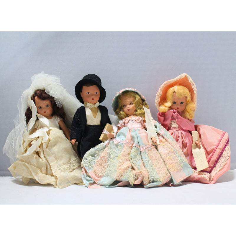 Lot of 4: Nancy Ann Storybook Dolls