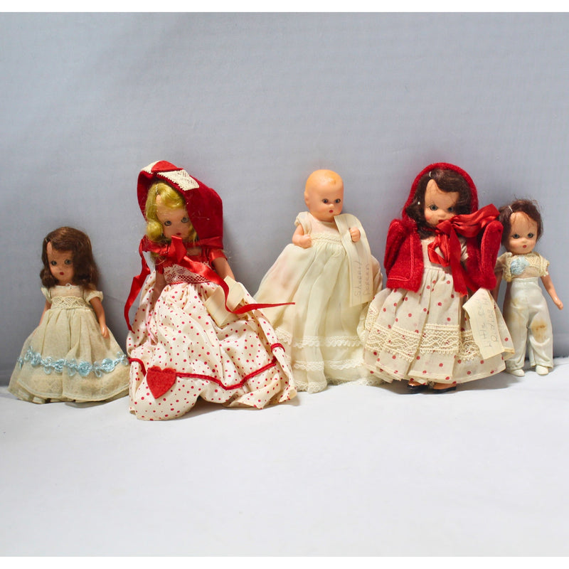 Lot of 5: Nancy Ann Storybook Dolls