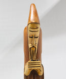 Wood Hand Carved Friar/Monk Figurine