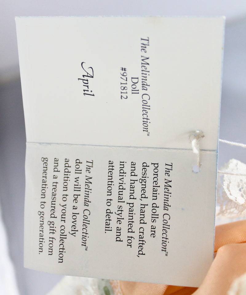 Melinda Collection April Porcelain Doll: 971812