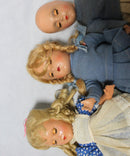 Lot of 3: Vintage Dolls, Alice and 2 Unknown