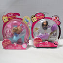 Lot of 2: Peakaboo Barbies Petites, Open Toe Tamara & Elegant Emma