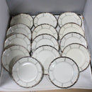 Lot of 14: Mitterteich Bavaria Platinum Lined Salad Plates