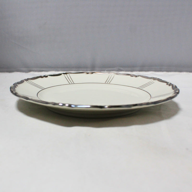 Lot of 14: Mitterteich Bavaria Platinum Lined Salad Plates