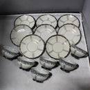 Lot of 14: Mitterteich Bavaria Tea Cups and Plates