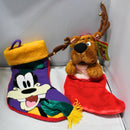 Lot of 2: Christmas Stockings, Scooby Doo and Goofy