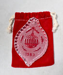 Lot of 3: Waterford Christmas Ornaments - 1981, 1983, 1984