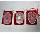 Lot of 3: Waterford Christmas Ornaments - 1992, 1993, 1994