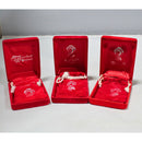 Lot of 3: Waterford Christmas Ornaments - 1981, 1983, 1984