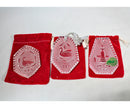 Lot of 3: Waterford Christmas Ornaments - 1989, 1990, 1991