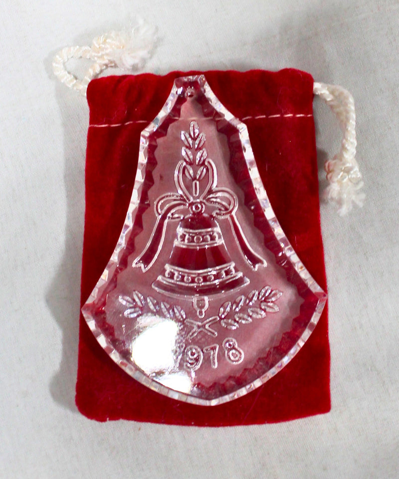 Lot of 3: Waterford Christmas Ornaments - 1978, 1979, 1980