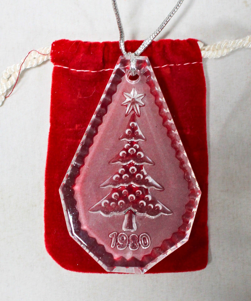 Lot of 3: Waterford Christmas Ornaments - 1978, 1979, 1980