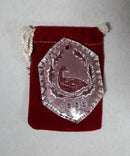 Lot of 3: Waterford 12 Days of Christmas Ornaments - 1987, 1988, 1989