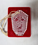 Lot of 3: Waterford 12 Days of Christmas Ornaments - 1986, 1987, 1988