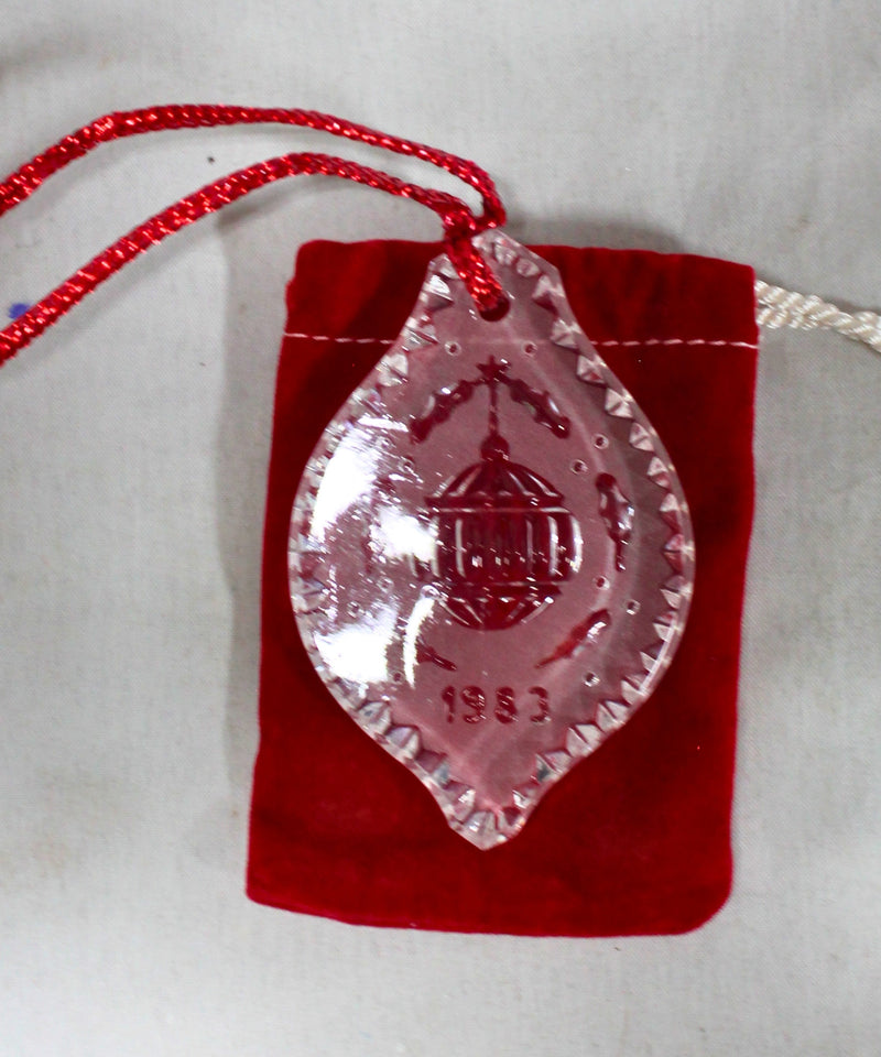 Lot of 3: Waterford Christmas Ornaments - 1981, 1983, 1983