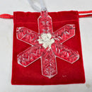 Lot of 2: Waterford Snowflake Ornaments