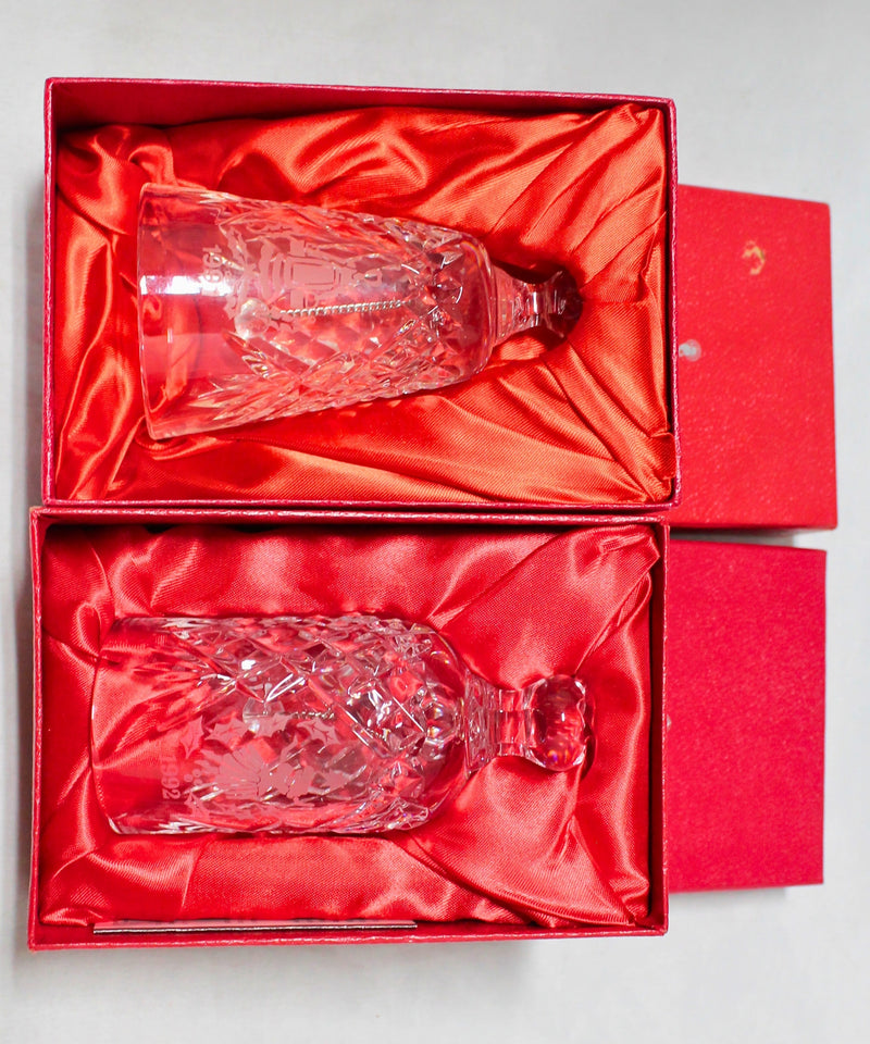 Lot of 2: Waterford 12 Days of Christmas Bells - 1991, 1992