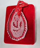 Lot of 3: Waterford Christmas Ornaments - 1979, 1980, 1981