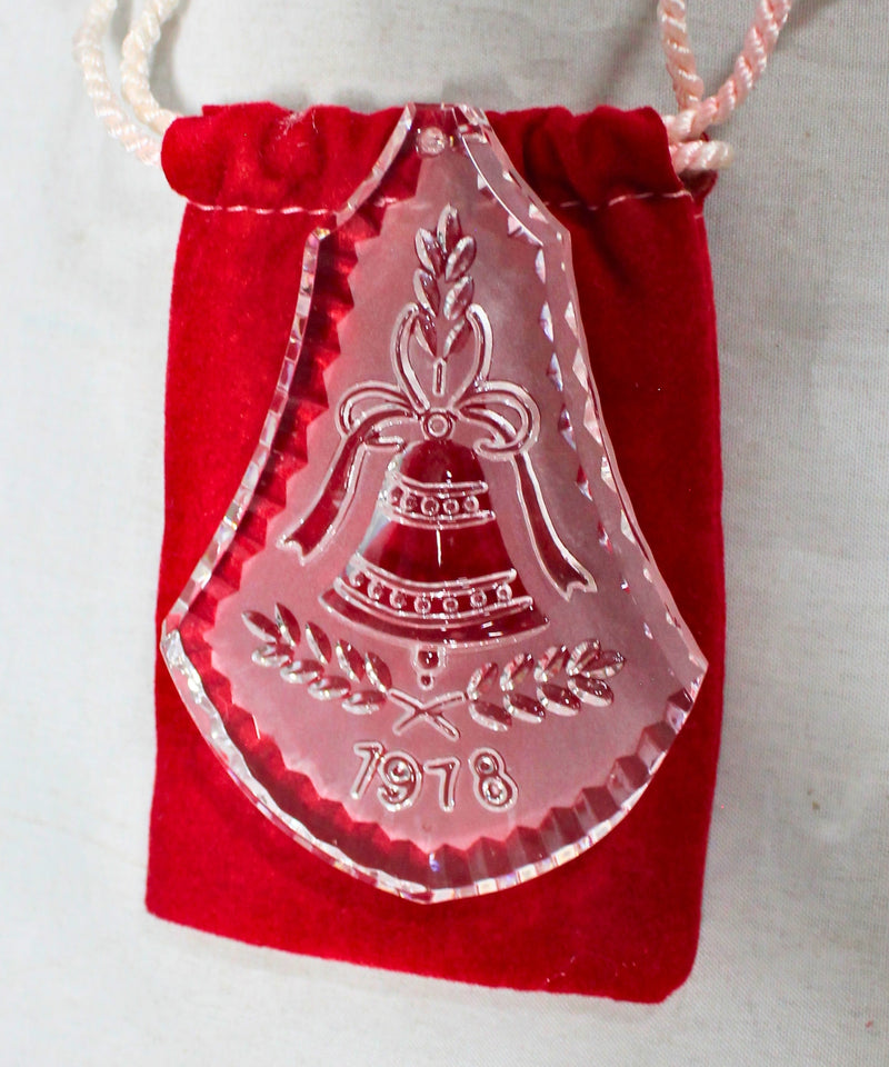 Lot of 3: Waterford Christmas Ornaments - 1978, 1979, 1980