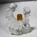 Lot of 2: Waterford Ornaments, Snowman and Children Playing