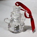 Lot of 2: Waterford Ornaments, Snowman and Children Playing