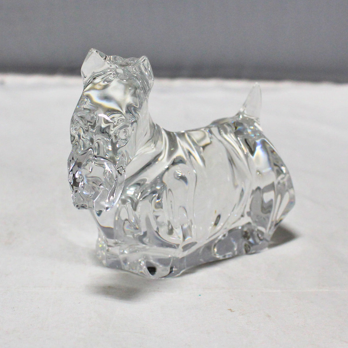 Baccarat Dog Crystal Figurine