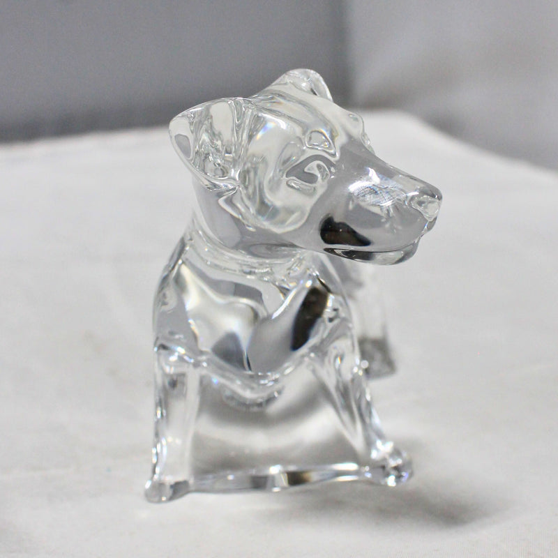 Baccarat Dog Crystal Figurine
