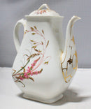 Tall Rectangular China Tea Pot