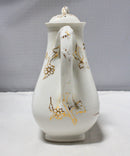 Tall Rectangular China Tea Pot