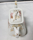 Tall Rectangular China Tea Pot