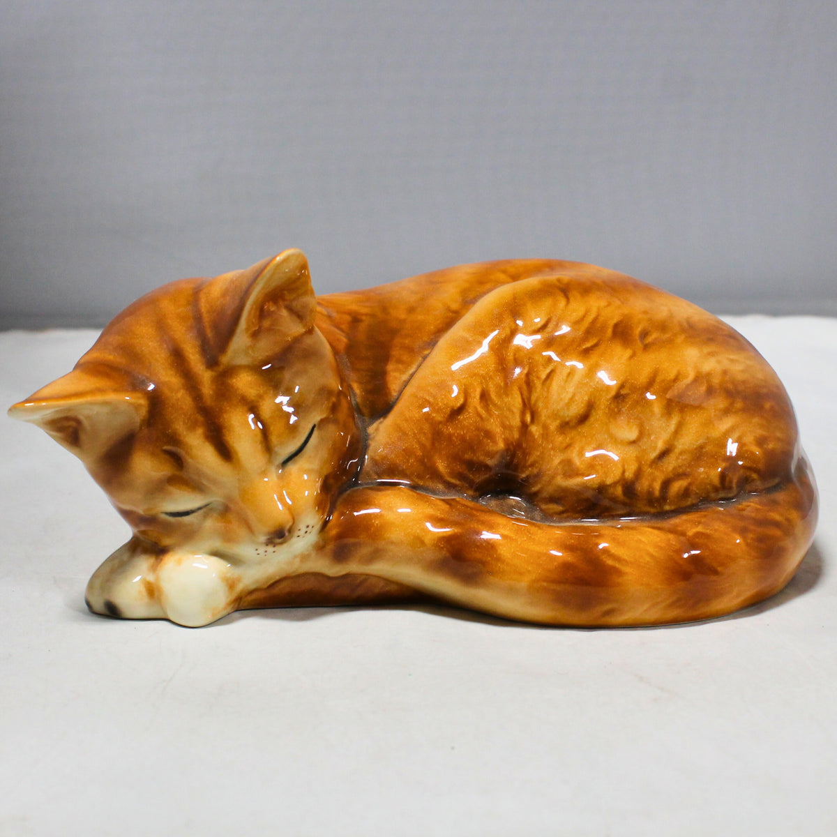 Goebel Orange Sleeping Cat