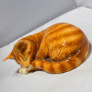 Goebel Orange Sleeping Cat