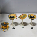 Lot of 21: Willow Hall Original Doll Hats, Purses, and Stands.