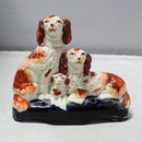Porcelain Dog Figurine, 3 Dogs
