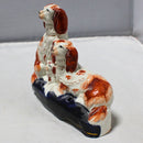 Porcelain Dog Figurine, 3 Dogs