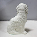 Black Spotted Porcelain Dog Figurine