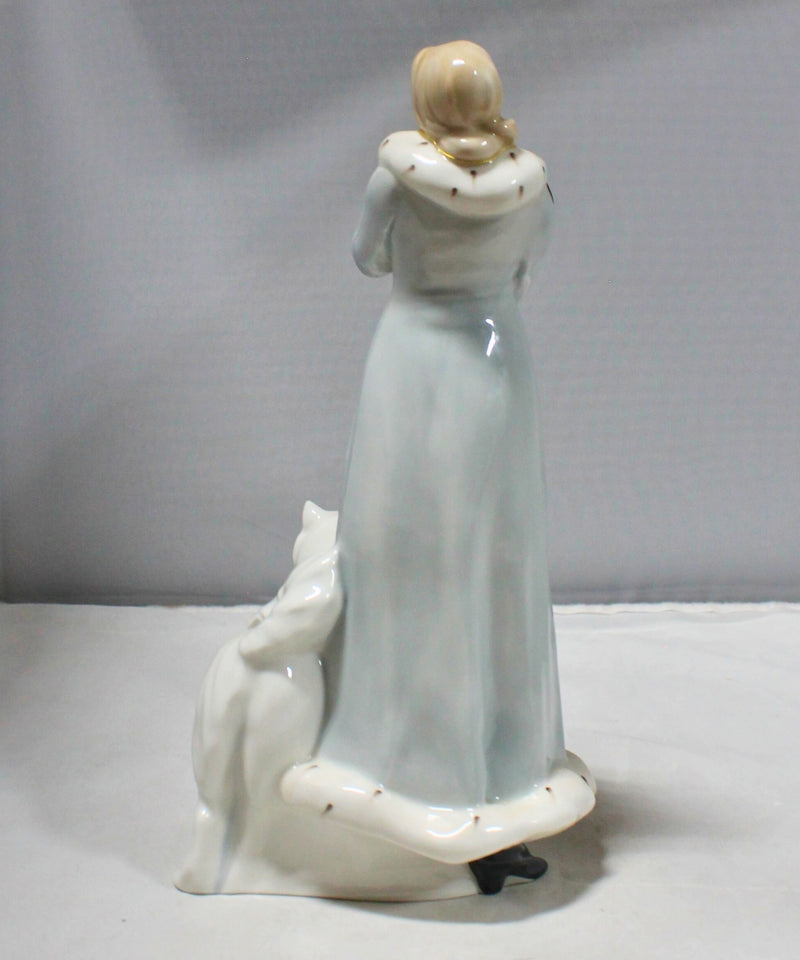 Royal Doulton Porcelain Rare, A Winter's Walk Figurine - H.N. 3052