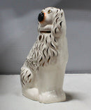 Staffordshire Spaniel Dog Figurine Crazed