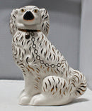 Staffordshire Spaniel Dog Figurine Crazed