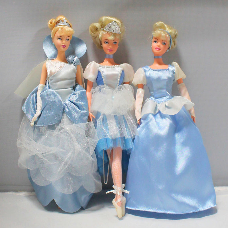 Lot of 3: Disney Cinderella Barbies Lot of 3: Disney Cinderella Barbies