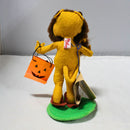 Lot of 2: Annalee Mobilitee Dolls, Spring Boy Bunny and Lion Kid