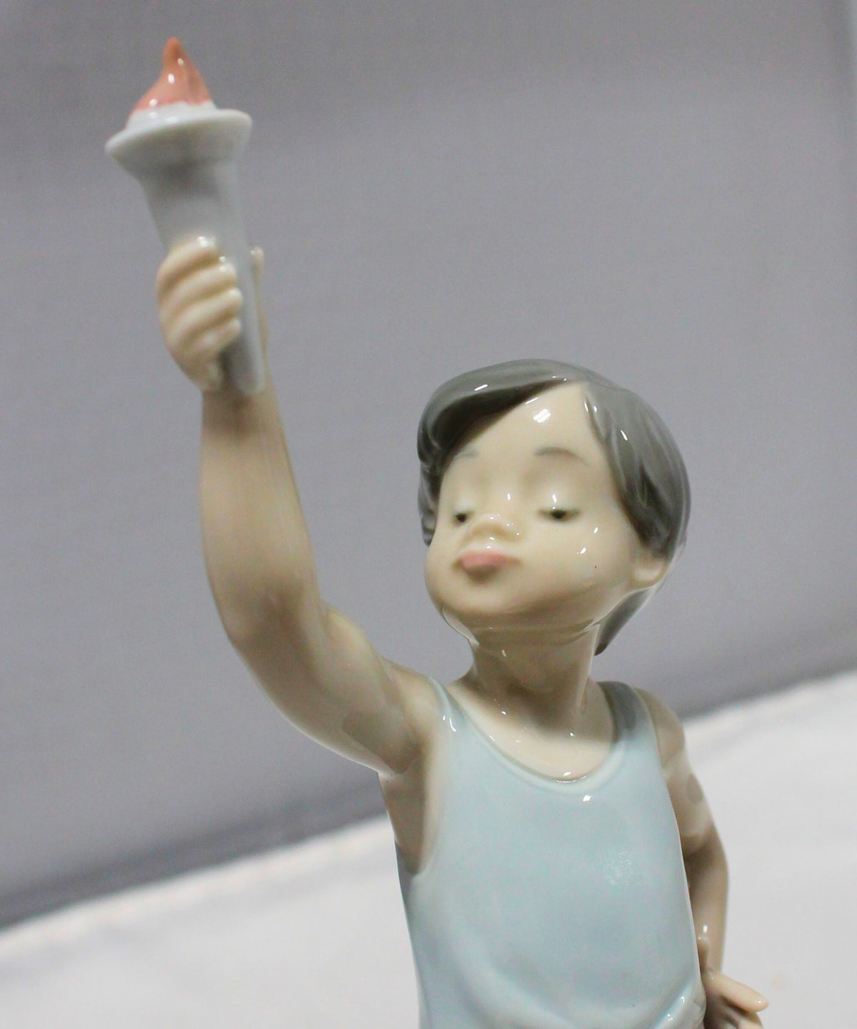Lladro, Porcelain Olympic Torch Figurine - 5870