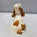 Kay Finch Cocker Spaniel Crazed Porcelain Figurine
