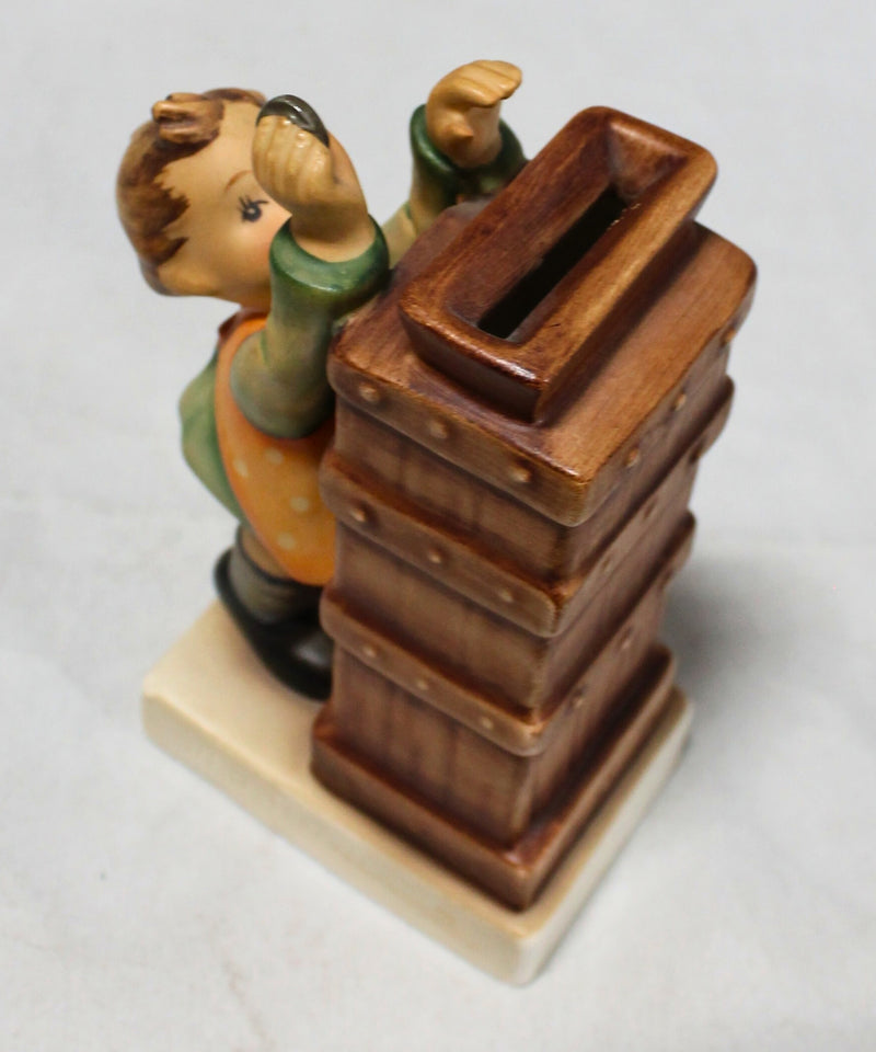 M.J. Hummel Coin Piggy Bank Figurine