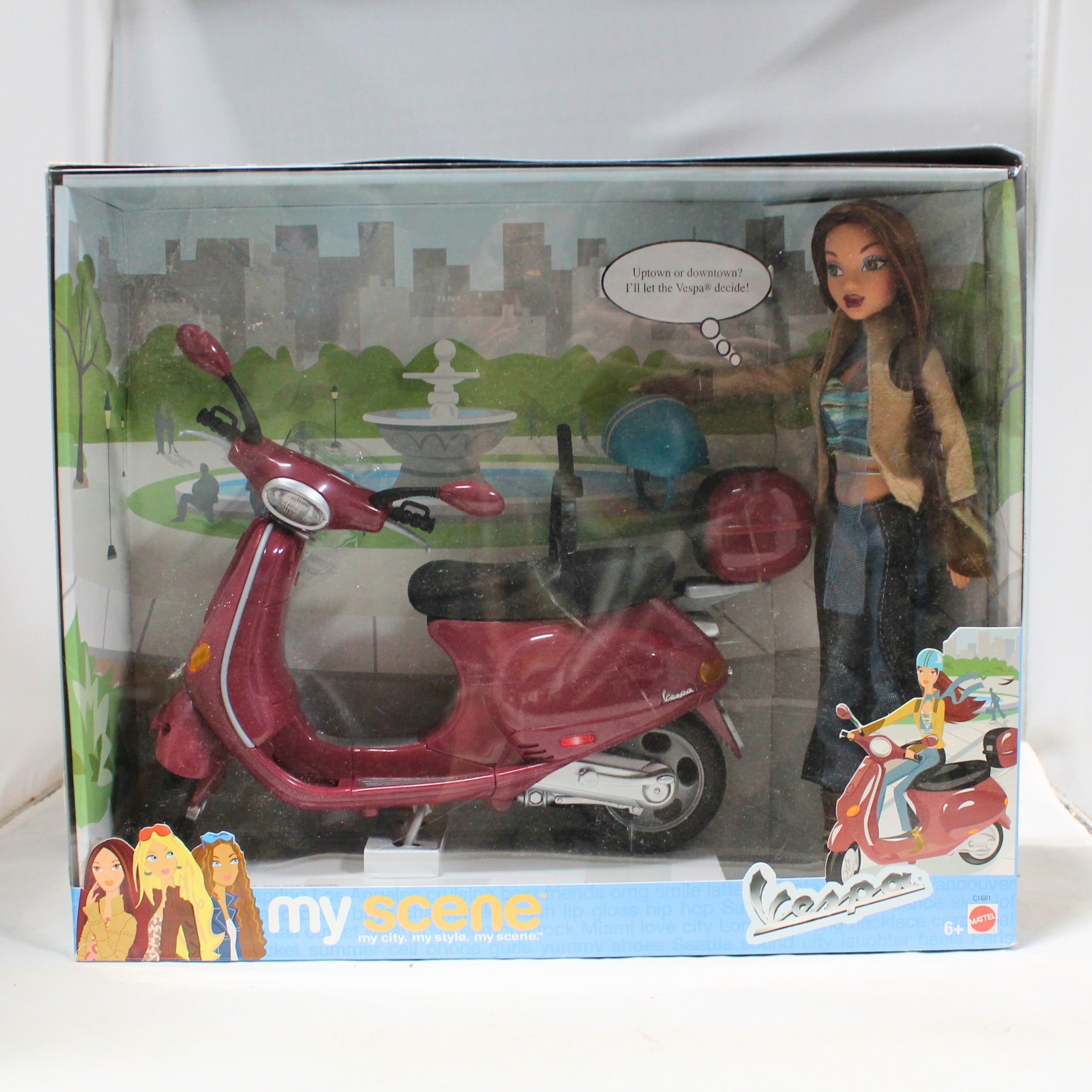 Barbie Mattel, My Scene Chelsea Doll and Vespa - C1681
