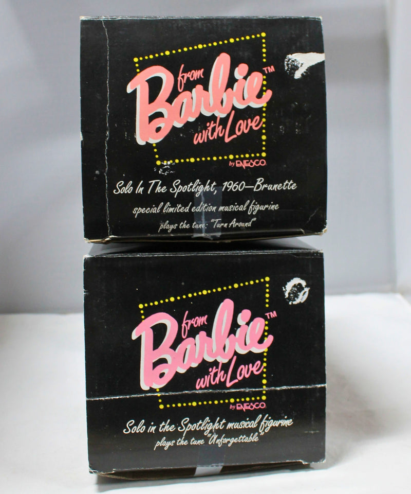 Lot of 2: Barbie Glamour Collection Musical Figurines, Solo in the Spotlight