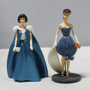 Lot of 2: Midnight Blue Danbury Mint, & Gay Parisienne Barbie with Love Dolls